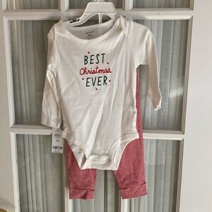 Carter's Festive Baby Onesie and Pants Set